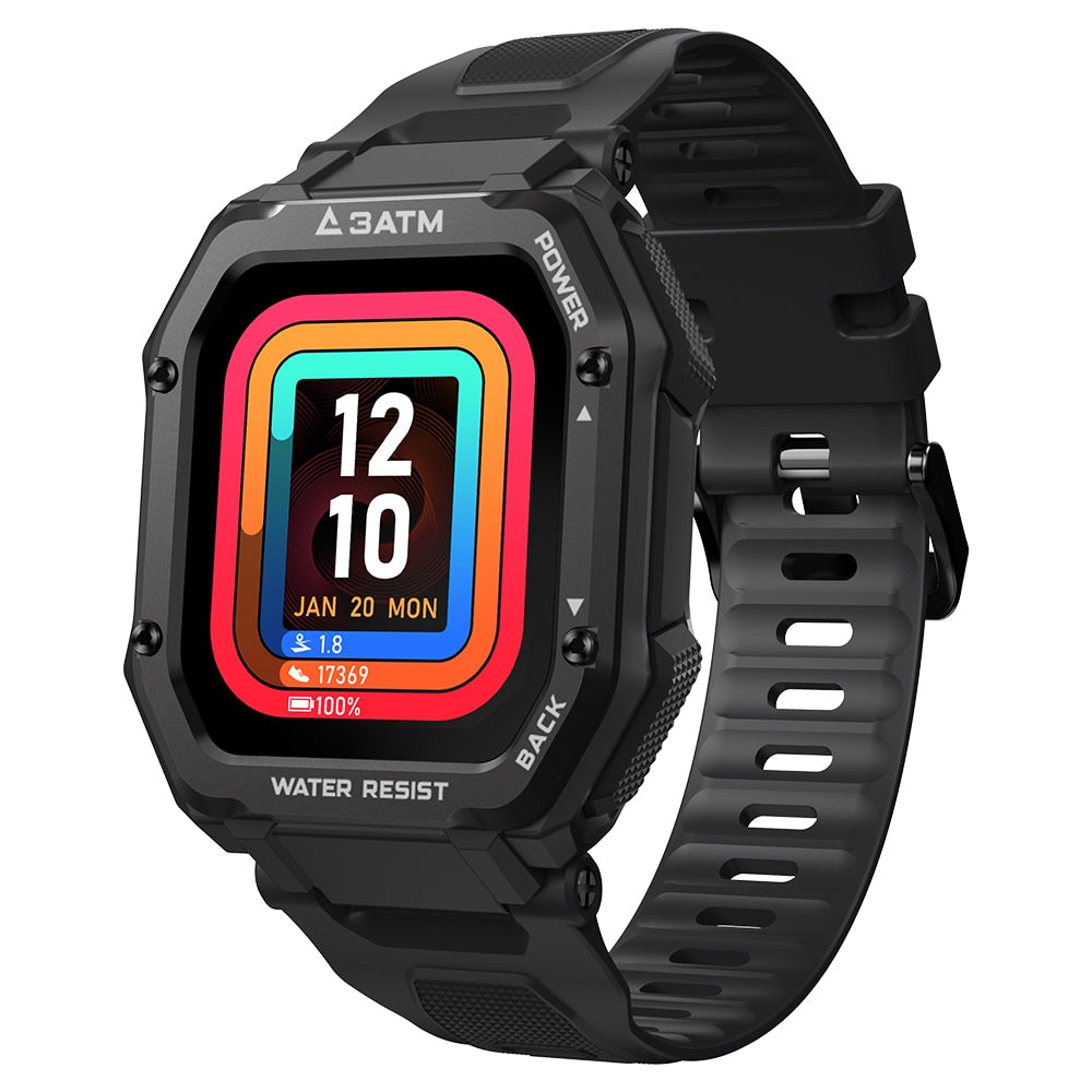 Rugged Smartwatch Outdoor Sports Fitness Tracker