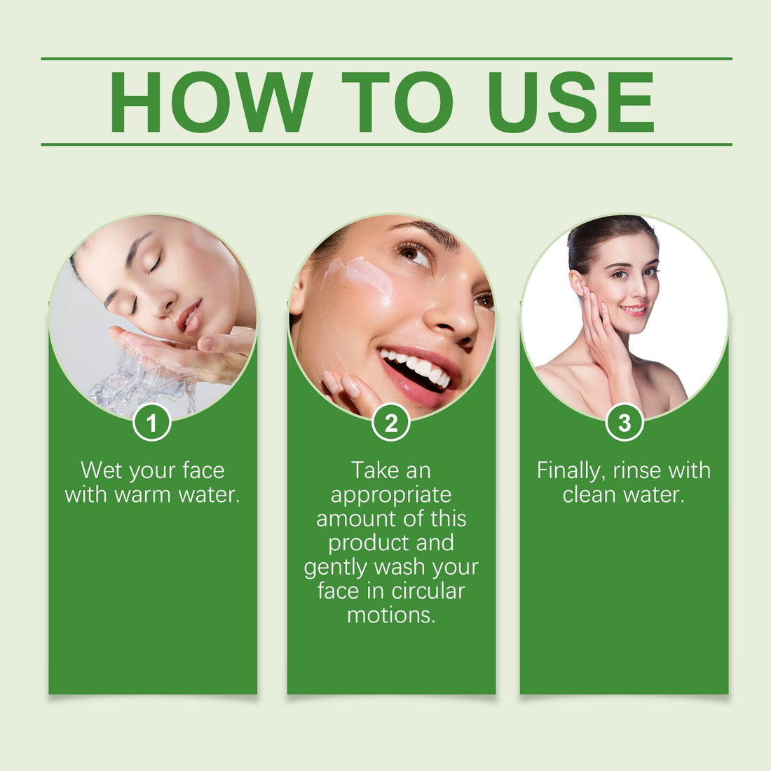 Green Tea Cleansing Gel Oil Control Skincare Set