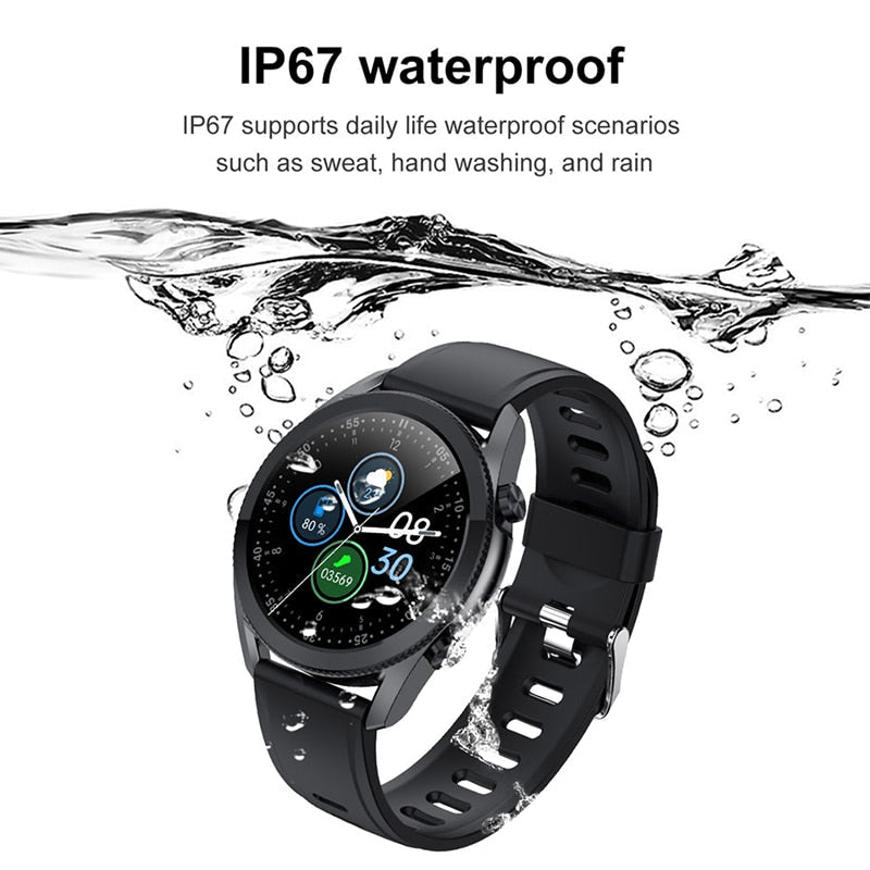 Bluetooth Smartwatch Fitness Tracker Waterproof Health Monitor