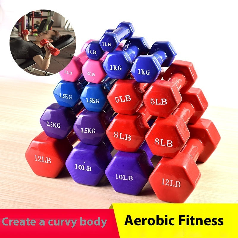 Hexagonal Dumbbell Home Fitness Arm Workout Equipment