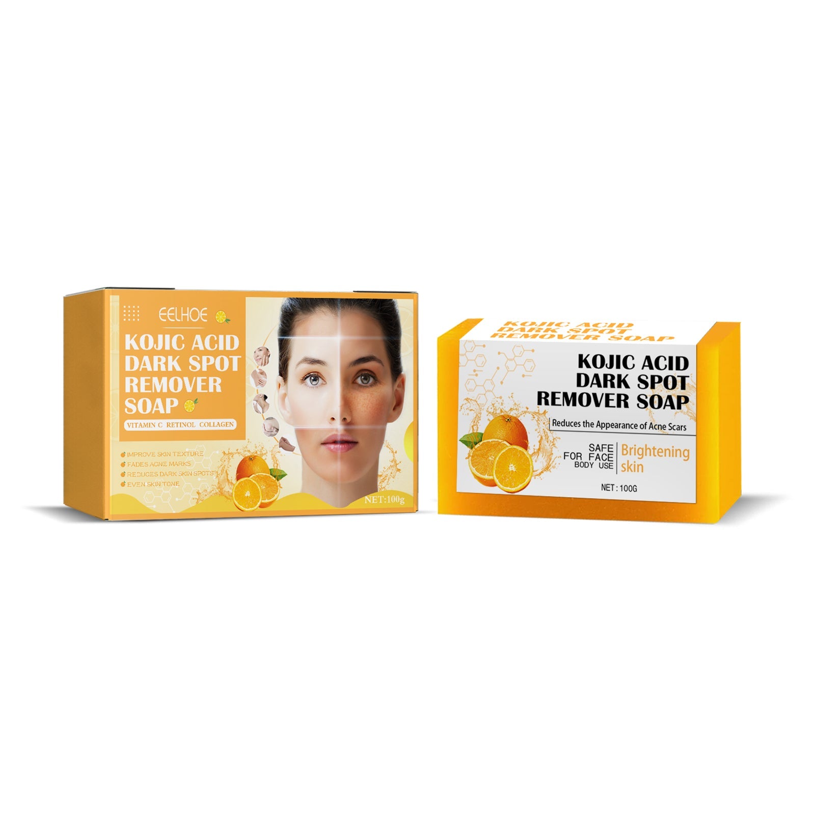 Kojic Acid Cleansing Soap Exfoliating Pore Care Cleanser
