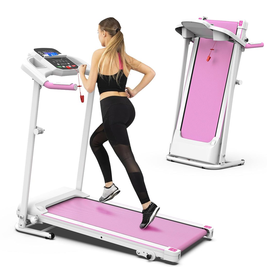 Foldable 2.5HP Electric Treadmill Home Running Machine