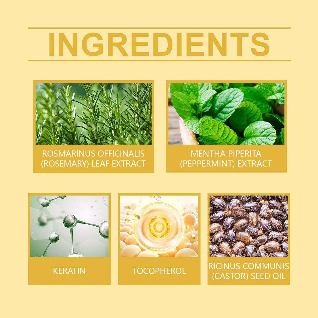 Rosemary Mint Hair Care Oil Hydrating Nourishing Treatment