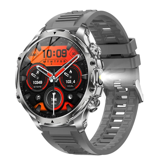 Smartwatch Outdoor Fitness Tracker LED Flashlight