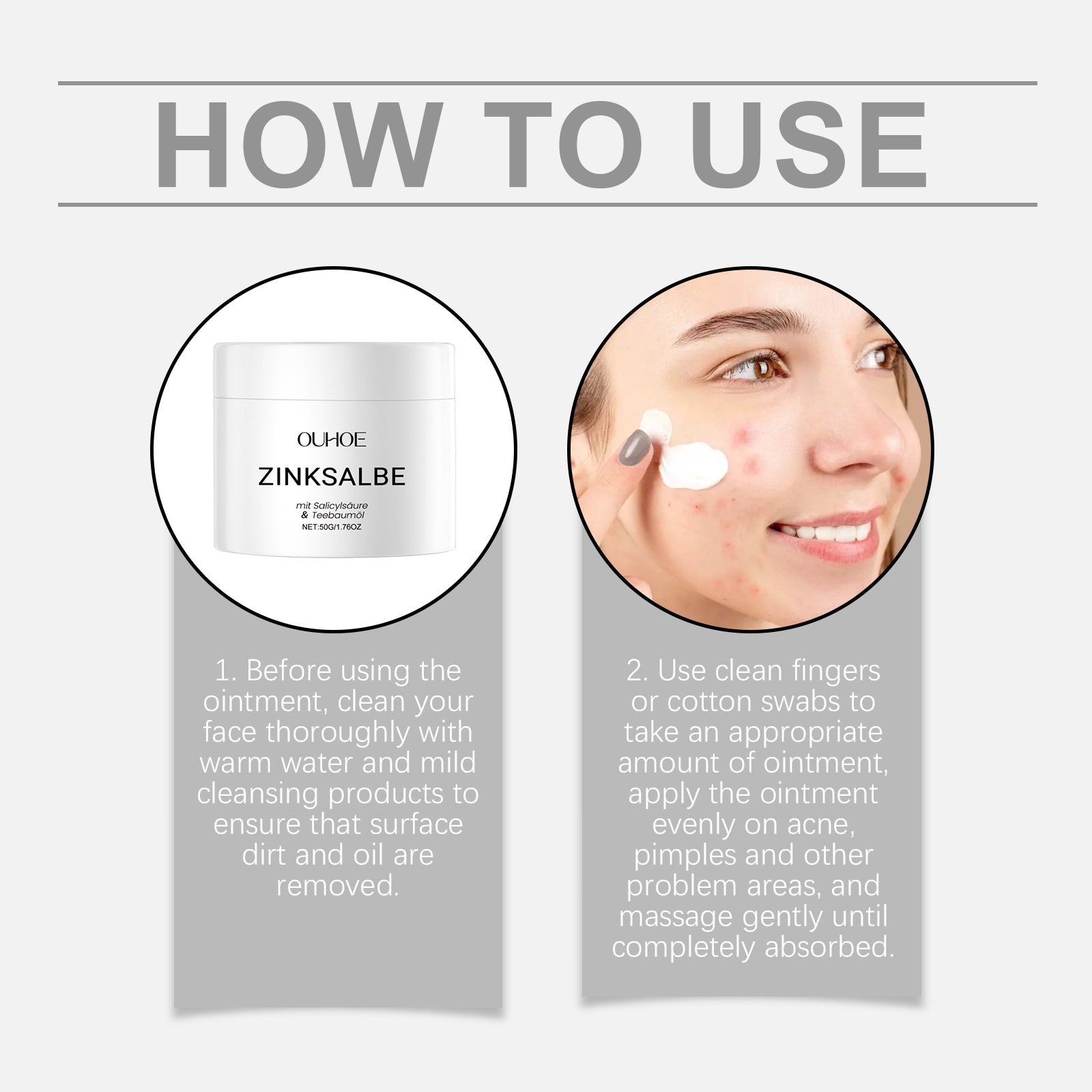 Facial Acne Cream Gentle Nourishing Repair Daily Moisturizer