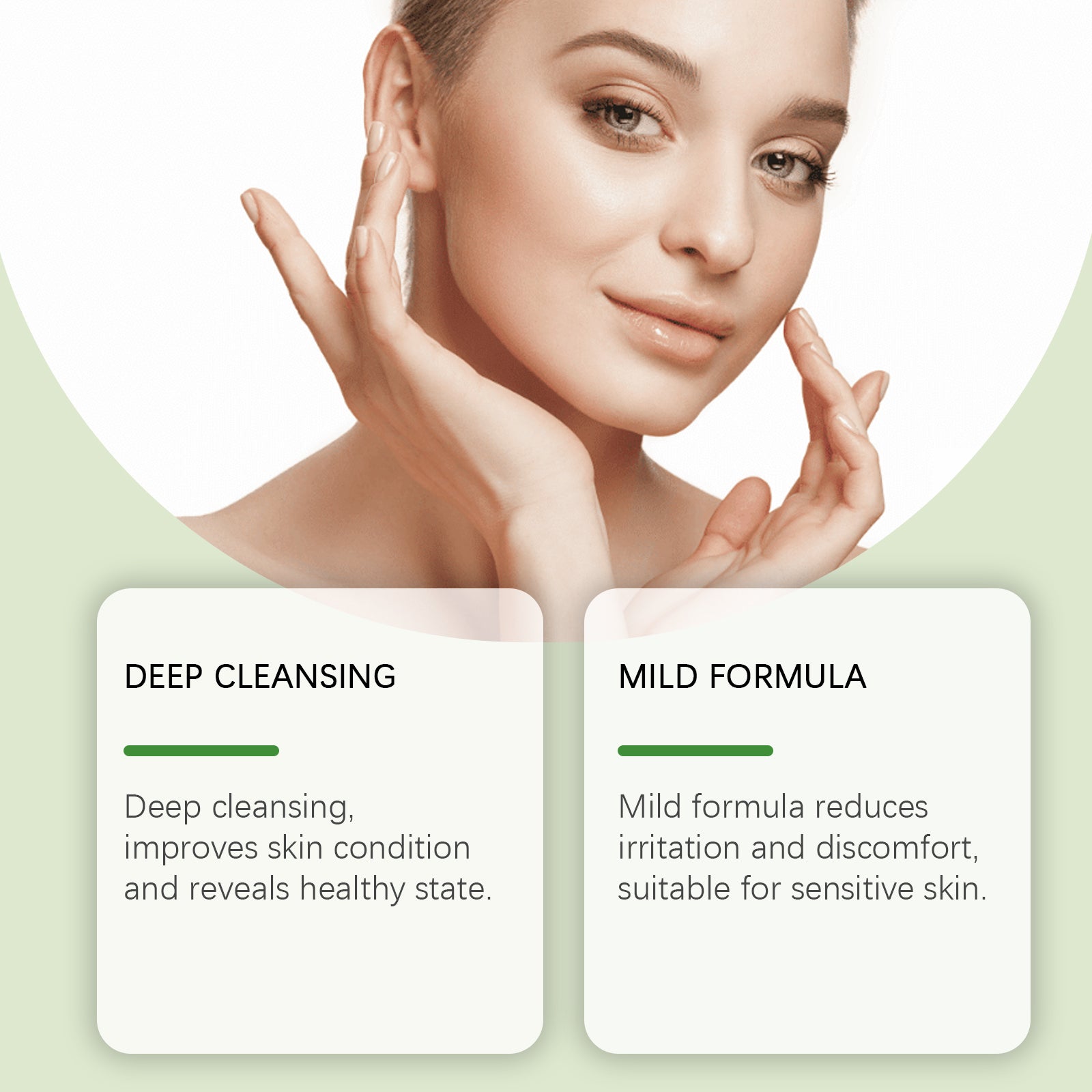 Green Tea Cleansing Gel Oil Control Skincare Set