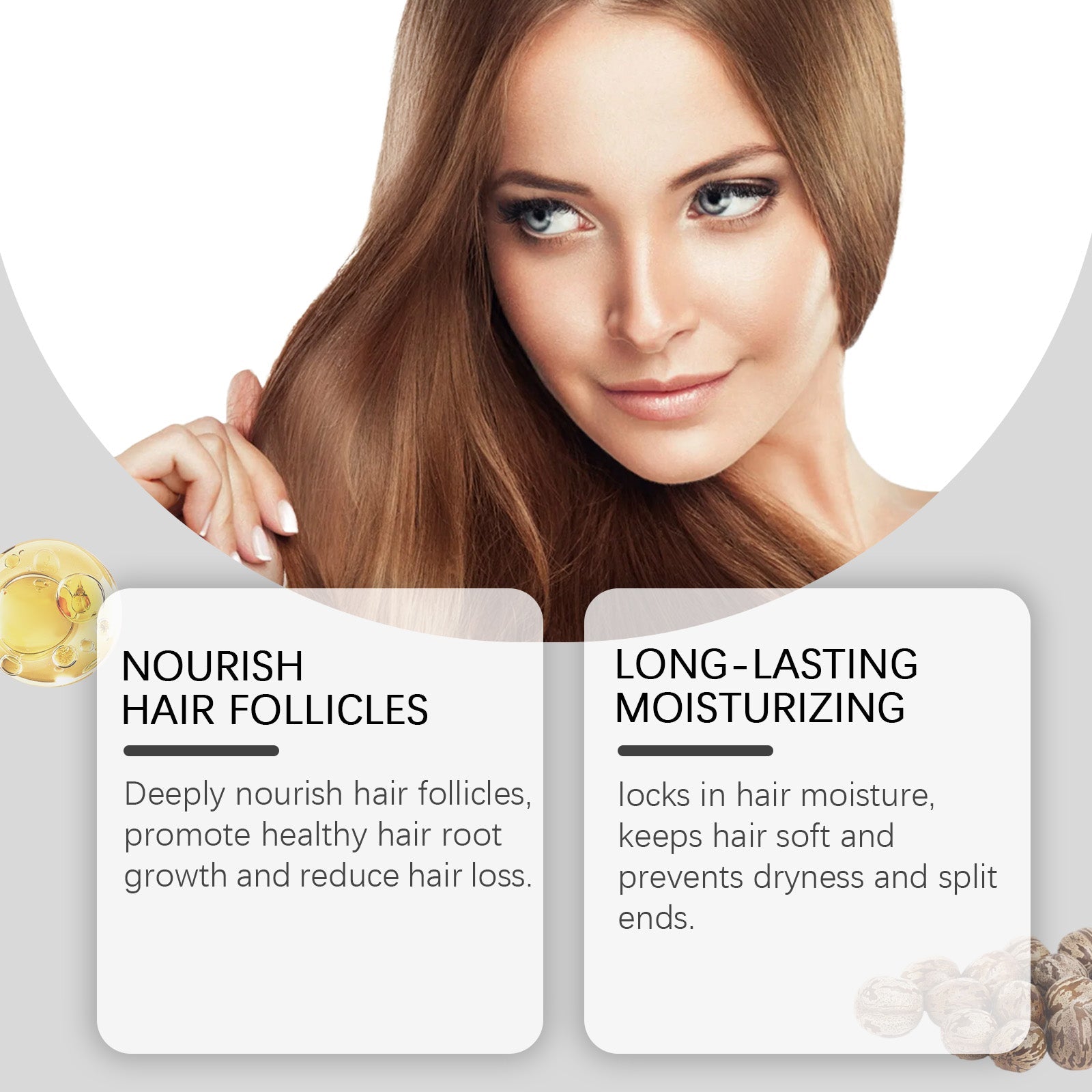 Moisturizing Hair Care Oil Nourishing Scalp Repair Treatment