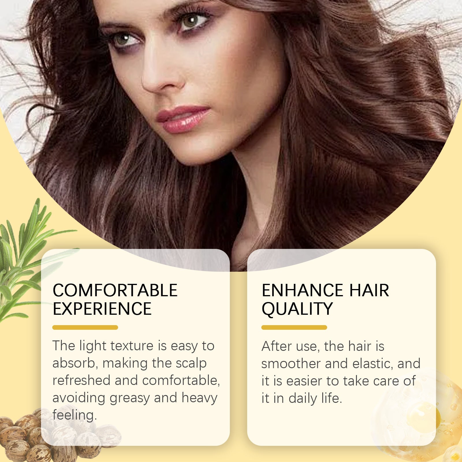 Rosemary Mint Hair Care Oil Hydrating Nourishing Treatment