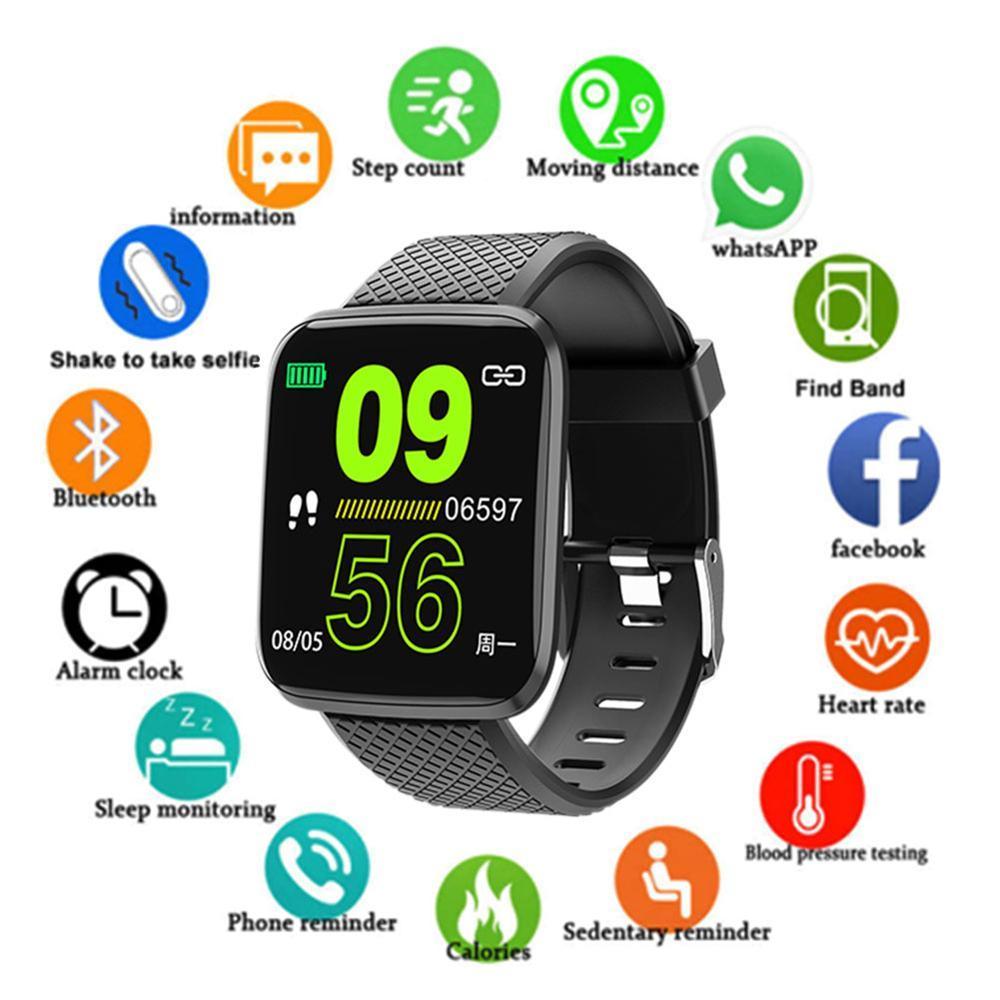 Sport Smartwatch Waterproof Fitness Tracker Heart Rate Monitor