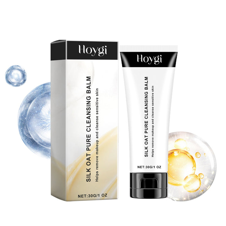 Oatmeal Facial Cleanser Moisturizing Pore Cleansing Oil Control