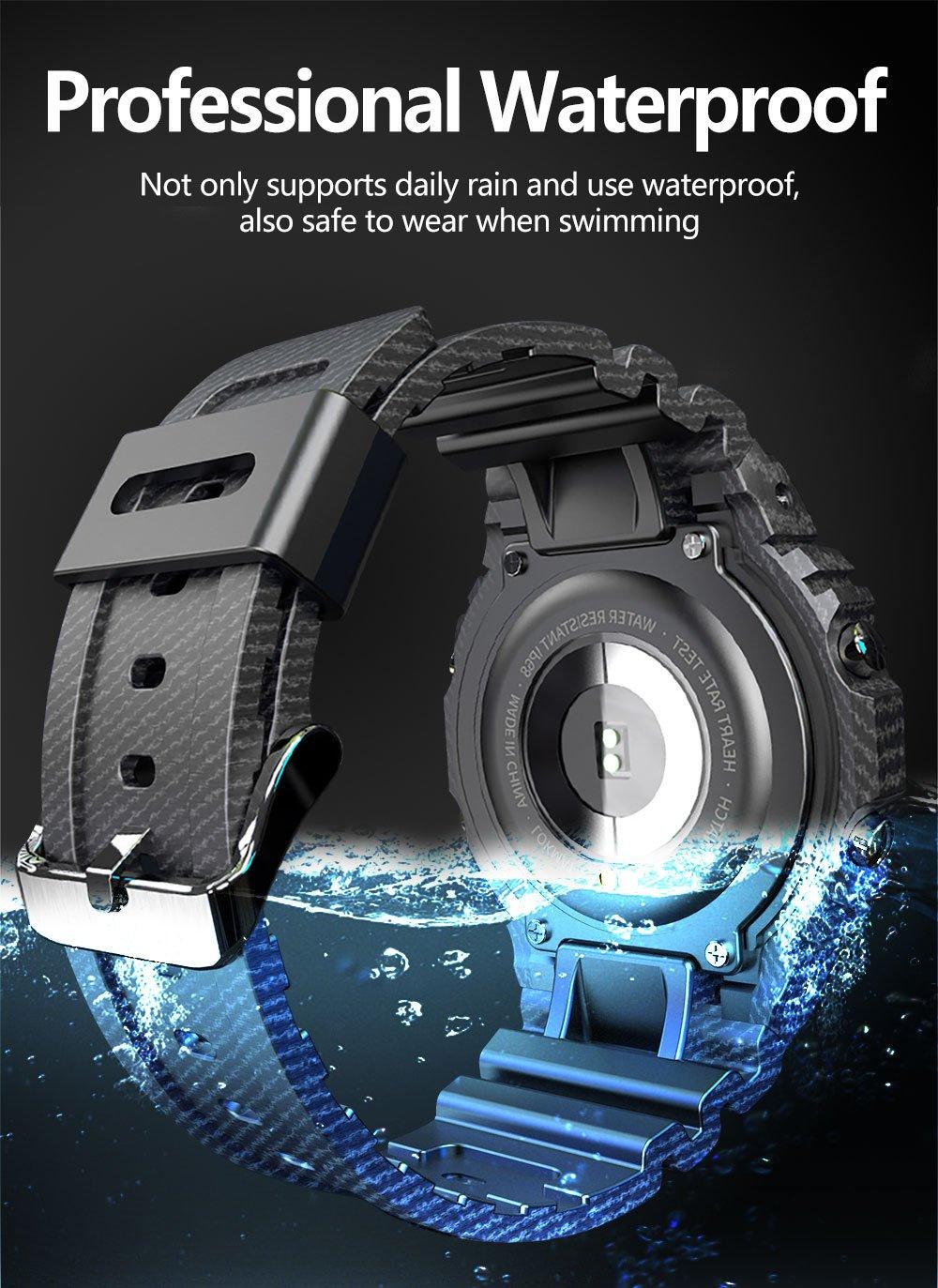 Ocean Army Fitness Smartwatch Heart Rate Tracker Android