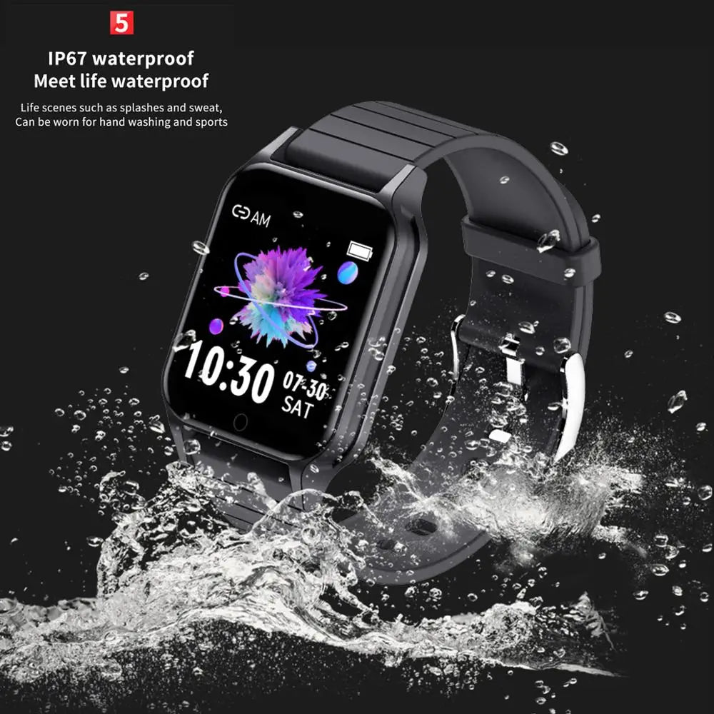 Smartwatch Body Temperature Heart Rate Fitness Tracker