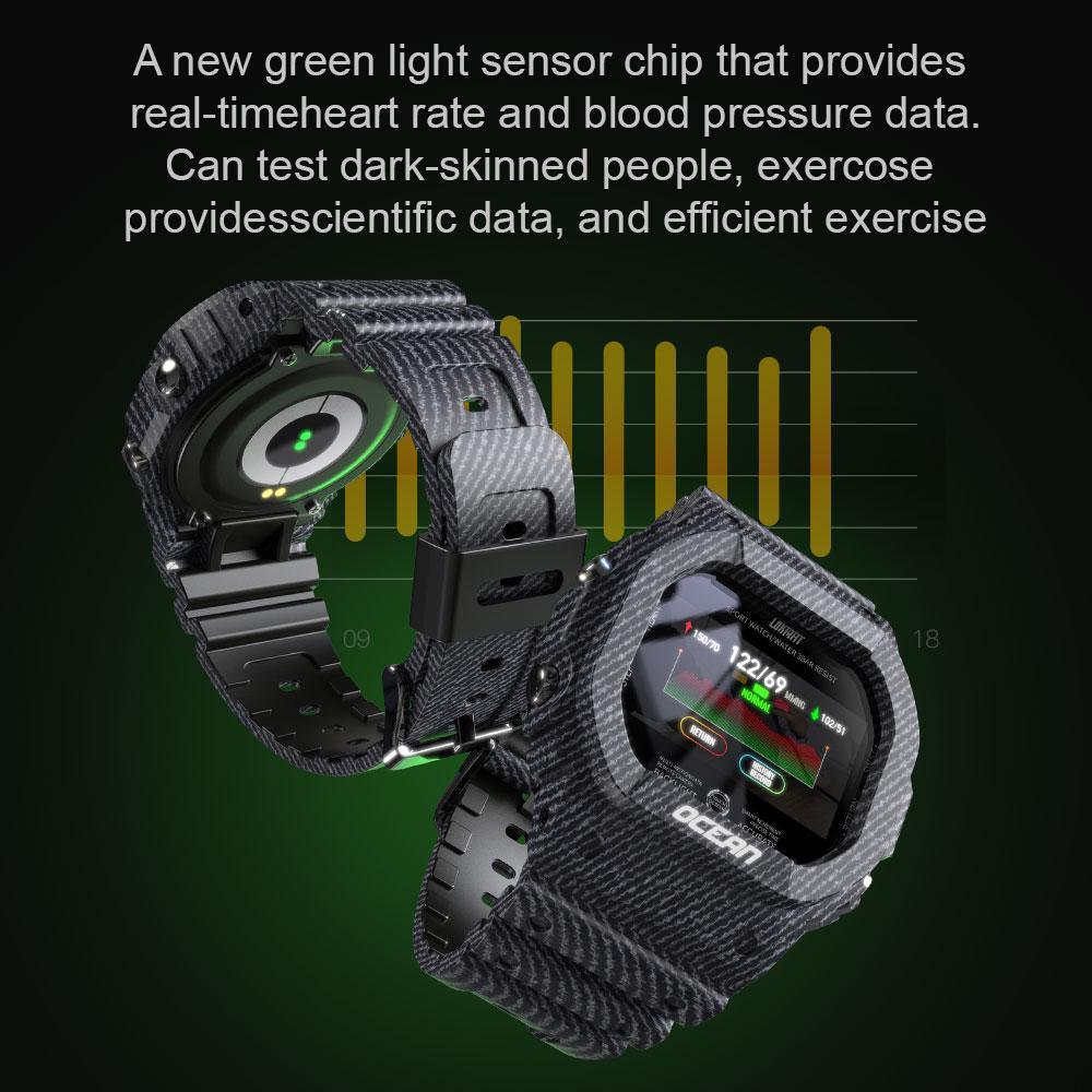 Ocean Army Fitness Smartwatch Heart Rate Tracker Android