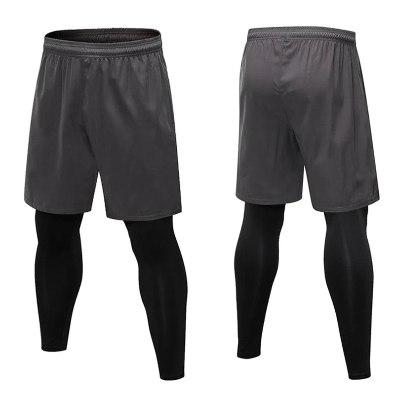 Men's Compression Tights Fitness Training Workout Leggings