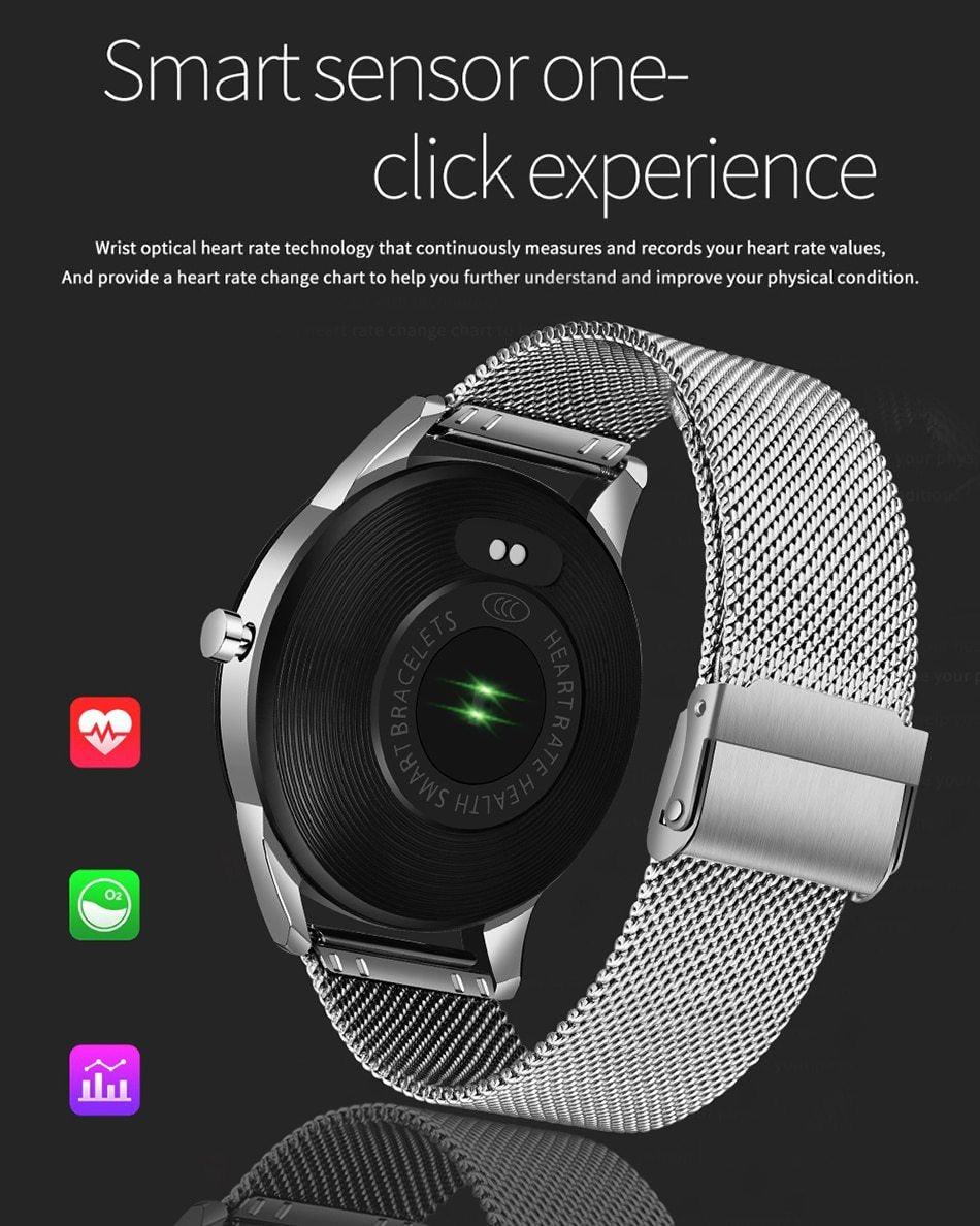 Luxury Smartwatch LED Color Screen Fitness Health Tracker