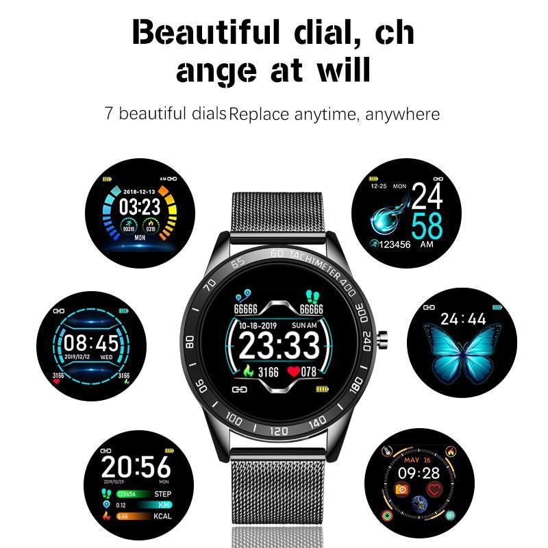 Luxury Smartwatch LED Color Screen Fitness Health Tracker
