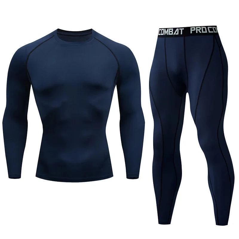 Men's Compression Fitness Gear Gym Workout Apparel