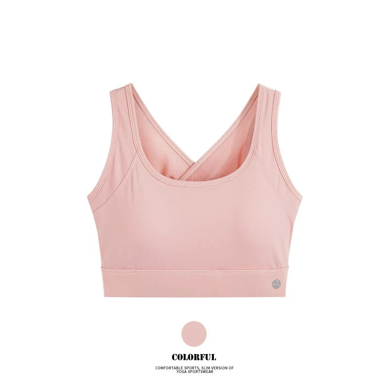 Women's High Support Padded Fitness Running Sports Bra