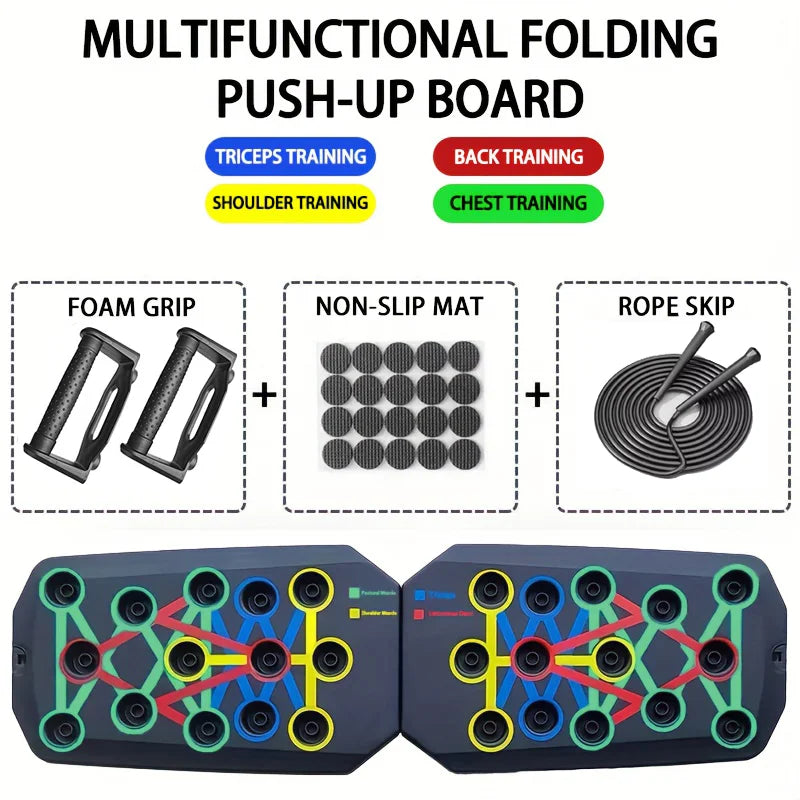 Portable Foldable Push Up Board Fitness Training Set
