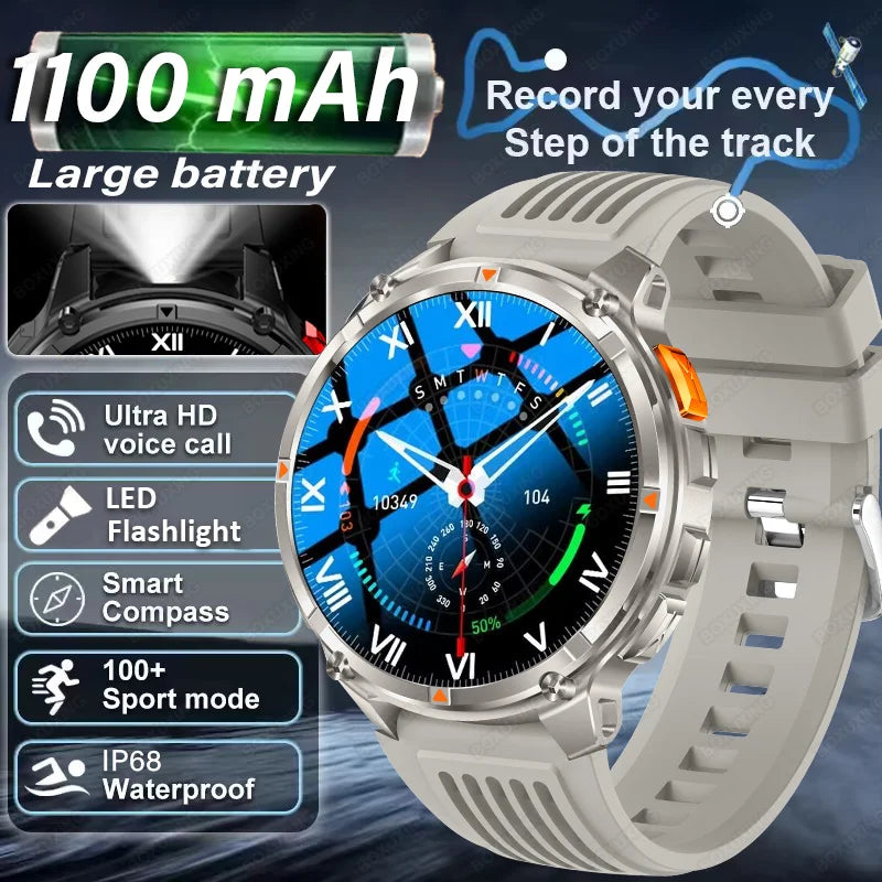 T-Rex3 Pro GPS Military Smartwatch Outdoor Sports Tracker