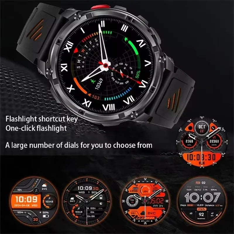 T-Rex3 Pro GPS Military Smartwatch Outdoor Sports Tracker