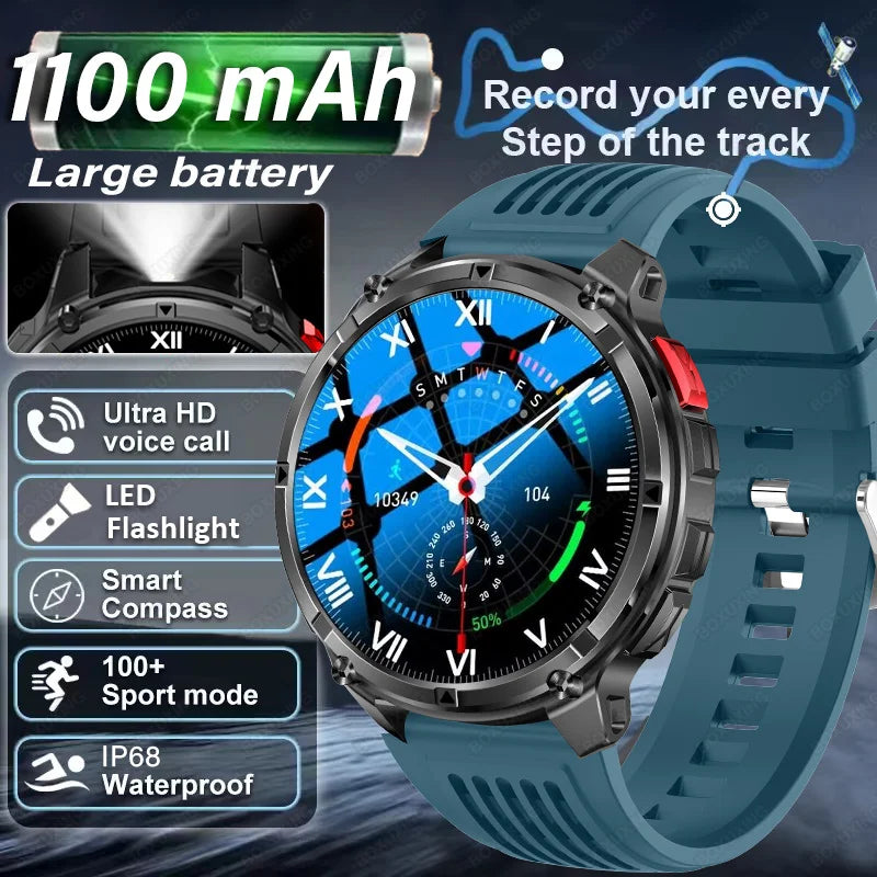 T-Rex3 Pro GPS Military Smartwatch Outdoor Sports Tracker
