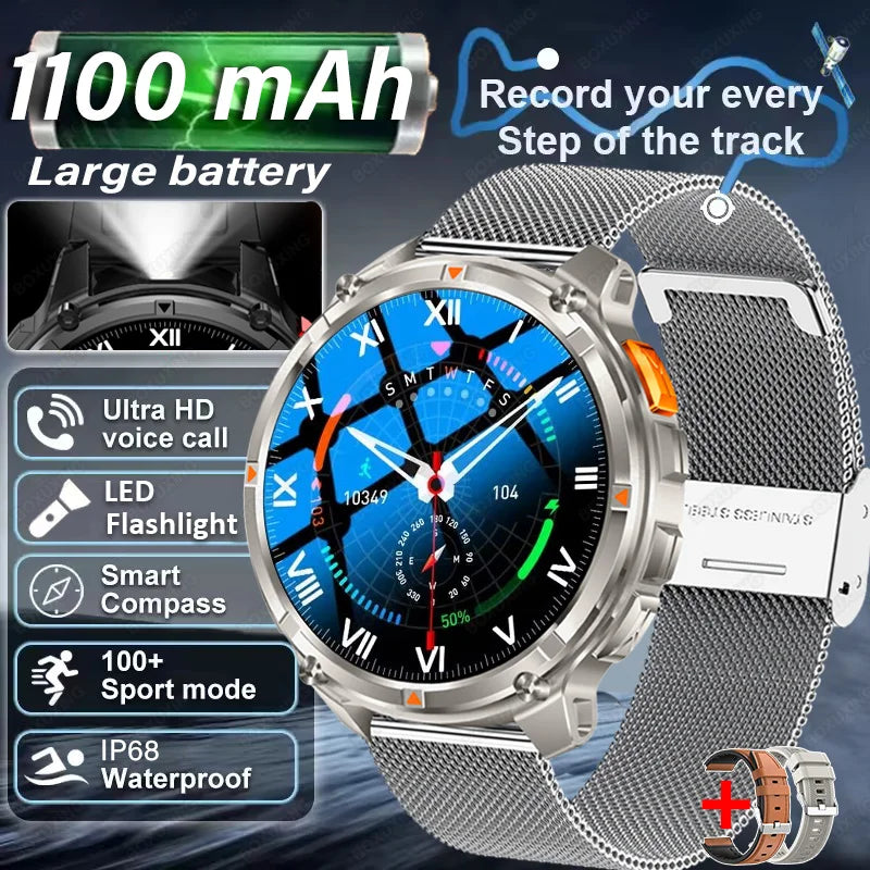 T-Rex3 Pro GPS Military Smartwatch Outdoor Sports Tracker