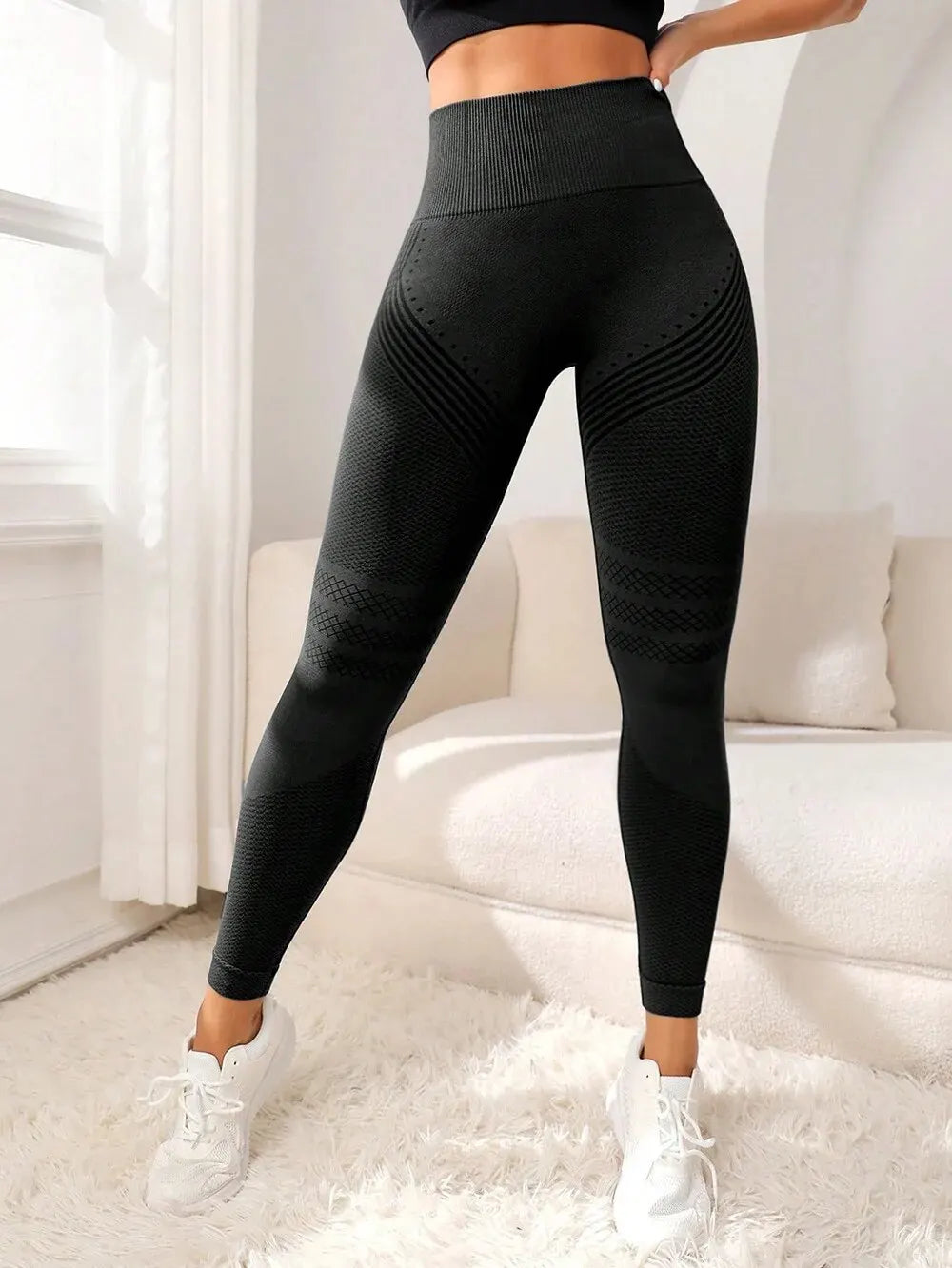 Women's Contouring Fitness Leggings High Waist Workout Pants