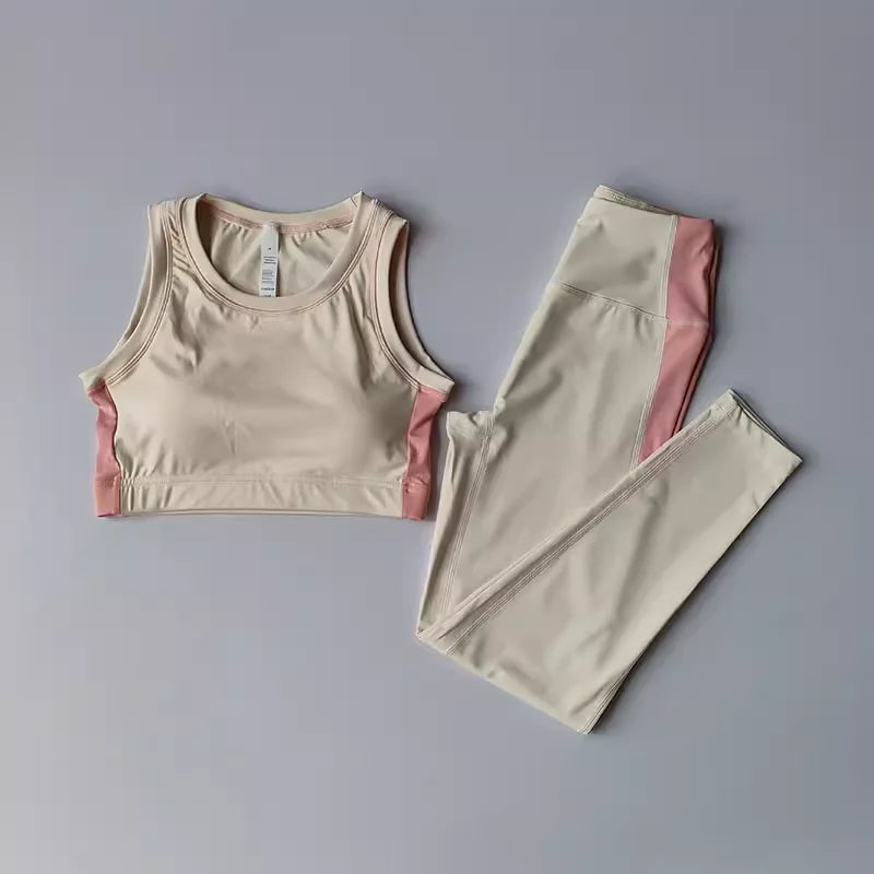 Women's 2 Piece High Waist Yoga Activewear Set
