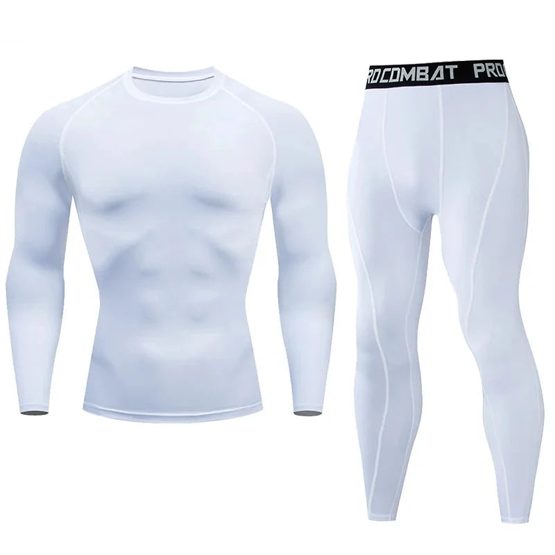Men's Compression Fitness Gear Gym Workout Apparel