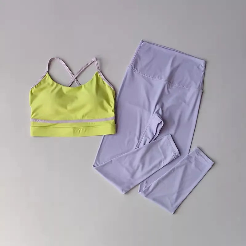 Women's 2 Piece High Waist Yoga Activewear Set