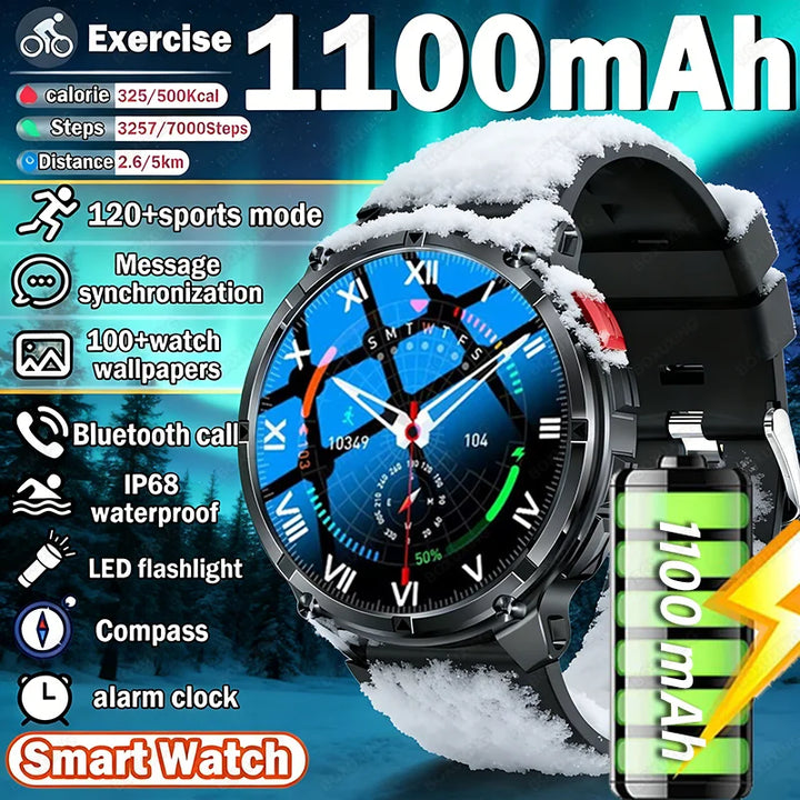 T-Rex3 Pro GPS Military Smartwatch Outdoor Sports Tracker