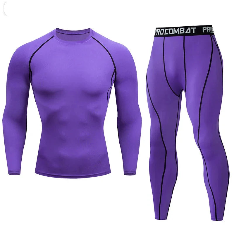 Men's Compression Fitness Gear Gym Workout Apparel