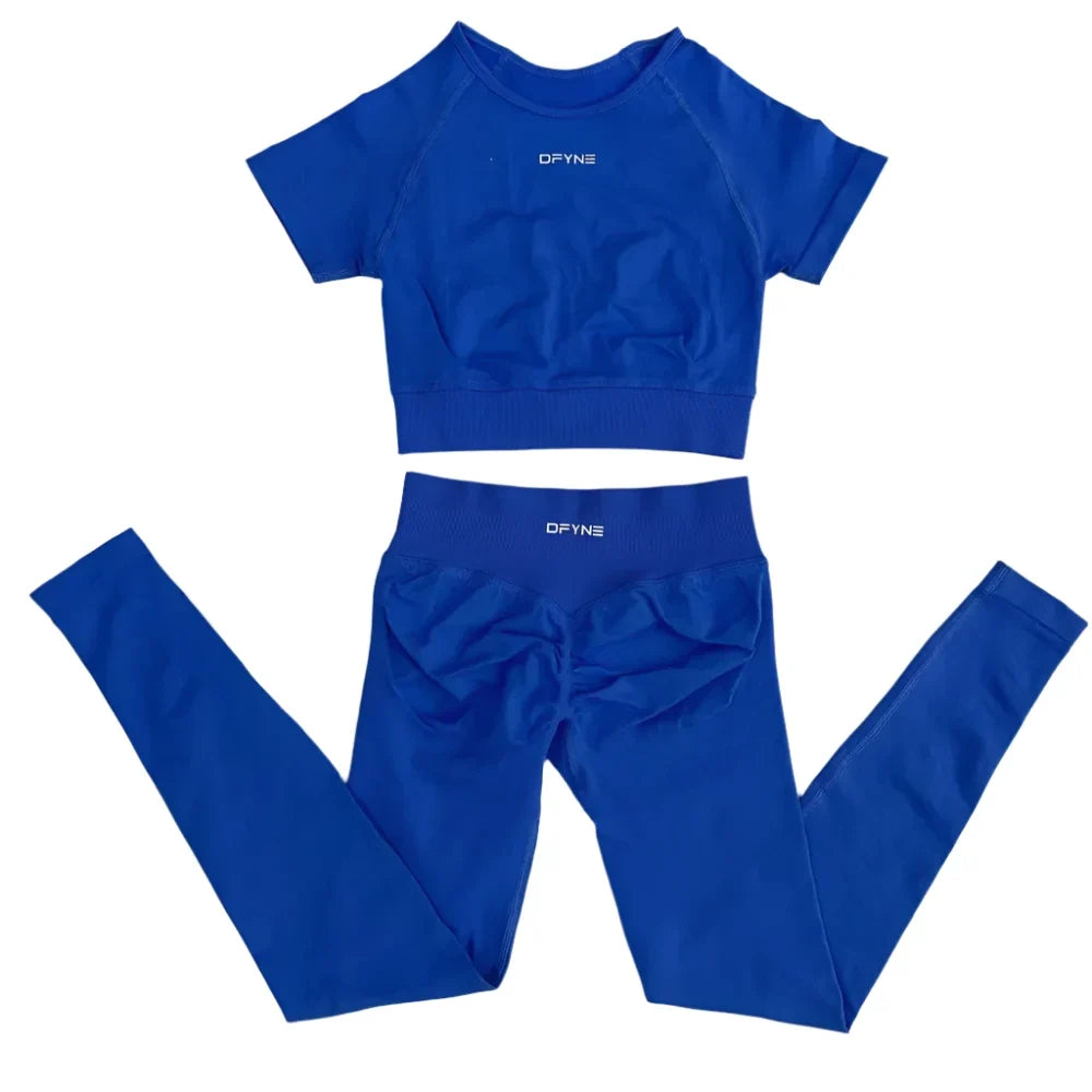 Women's 2 Piece Yoga Outfit Fitness Apparel Set