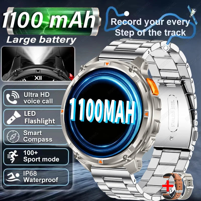 T-Rex3 Pro GPS Military Smartwatch Outdoor Sports Tracker