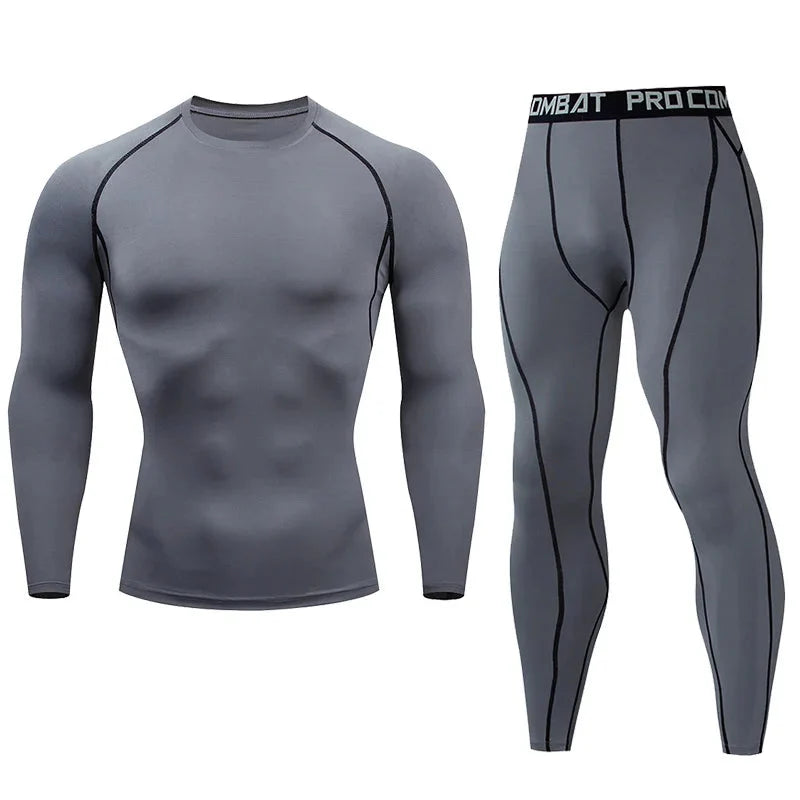 Men's Compression Fitness Gear Gym Workout Apparel