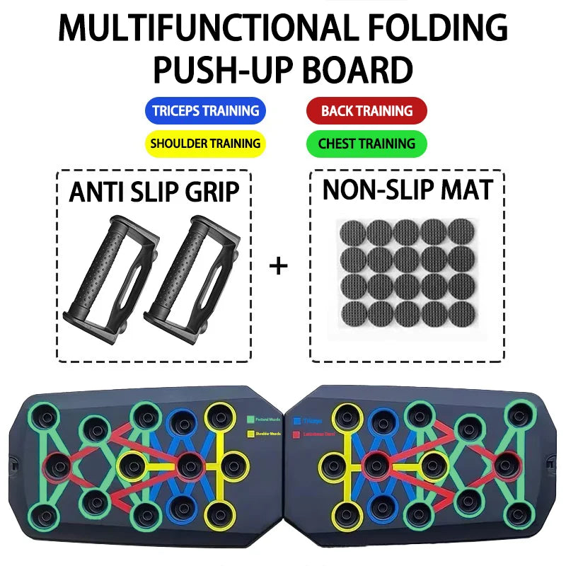 Portable Foldable Push Up Board Fitness Training Set