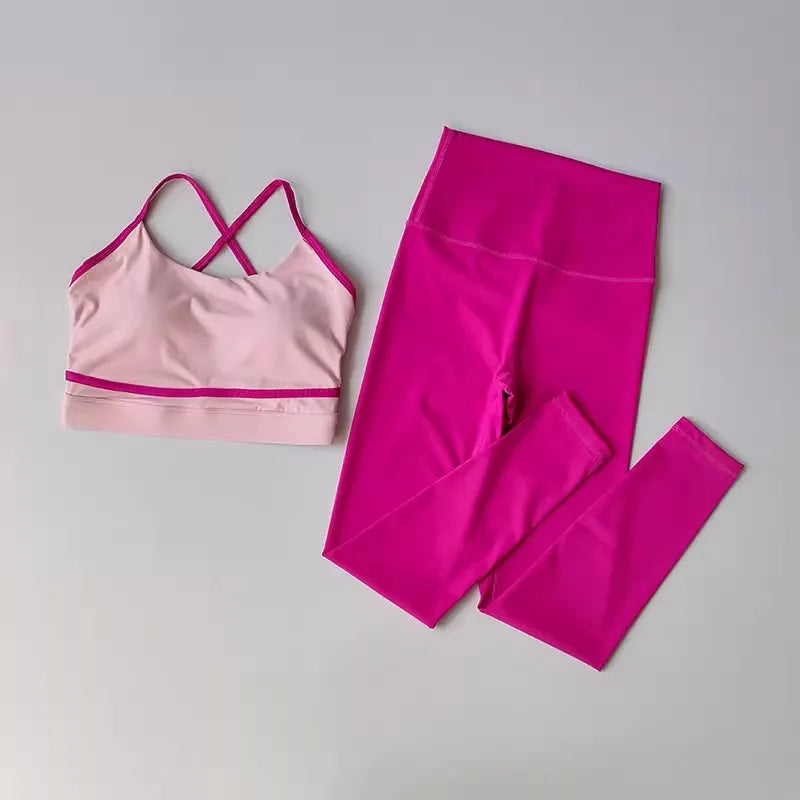 Women's 2 Piece High Waist Yoga Activewear Set