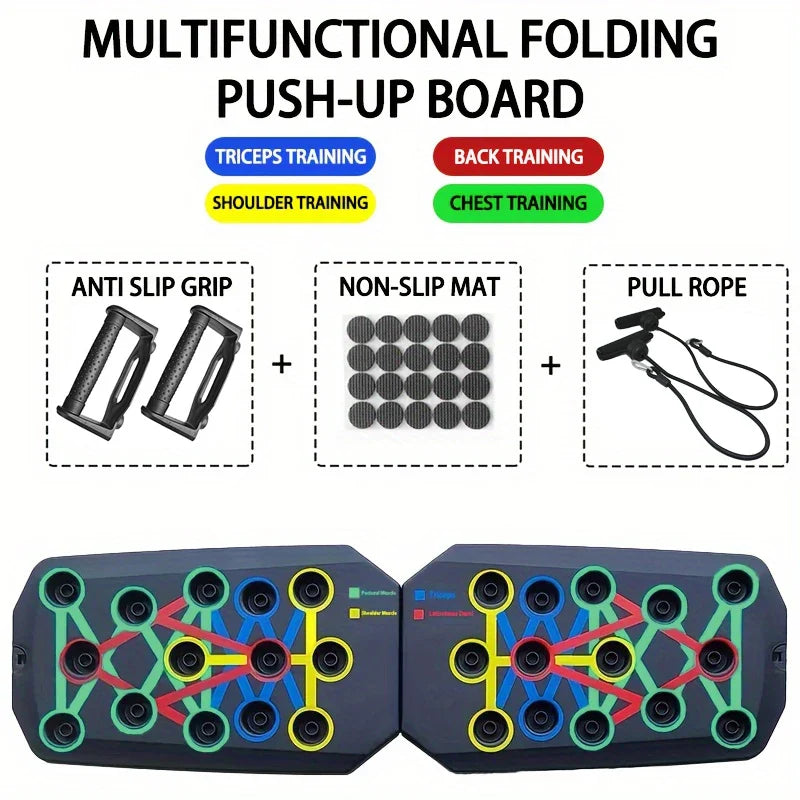 Portable Foldable Push Up Board Fitness Training Set