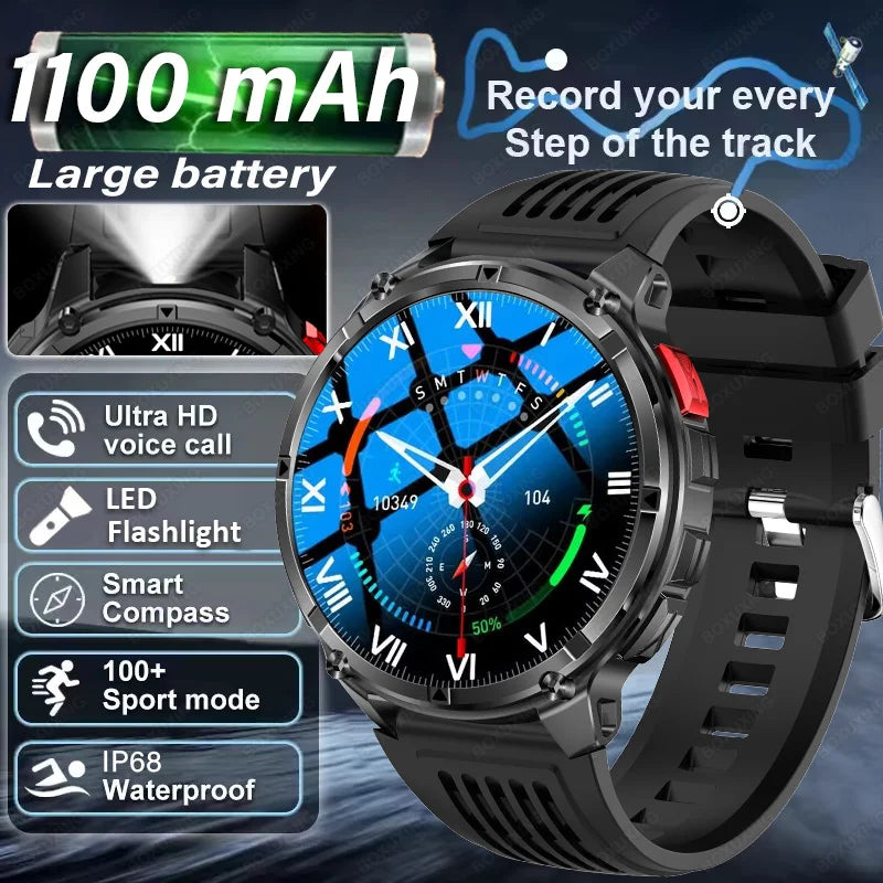 T-Rex3 Pro GPS Military Smartwatch Outdoor Sports Tracker