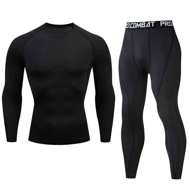 Men's Compression Fitness Gear Gym Workout Apparel