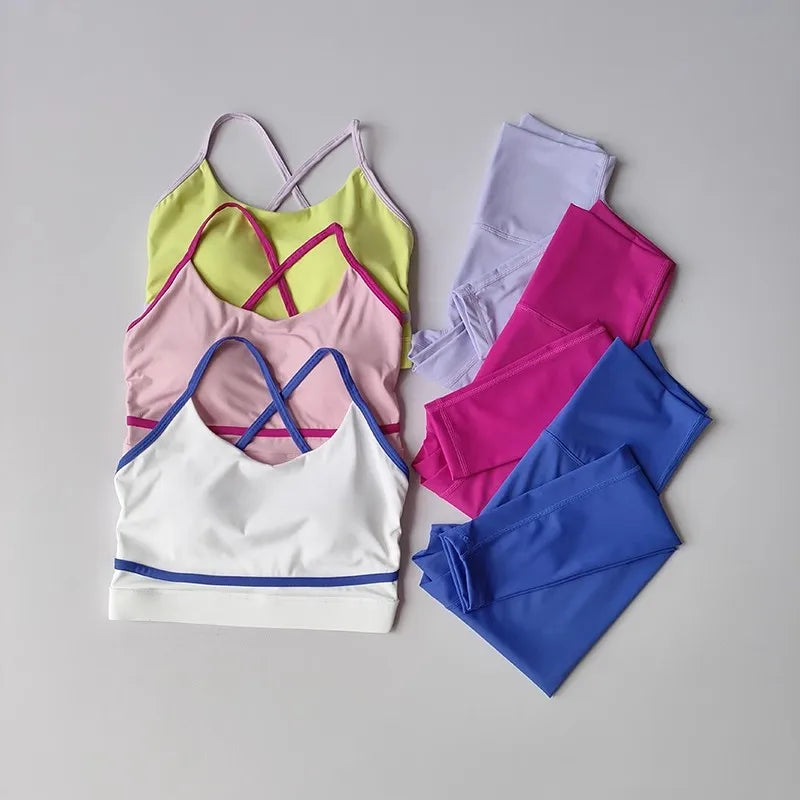 Women's 2 Piece High Waist Yoga Activewear Set