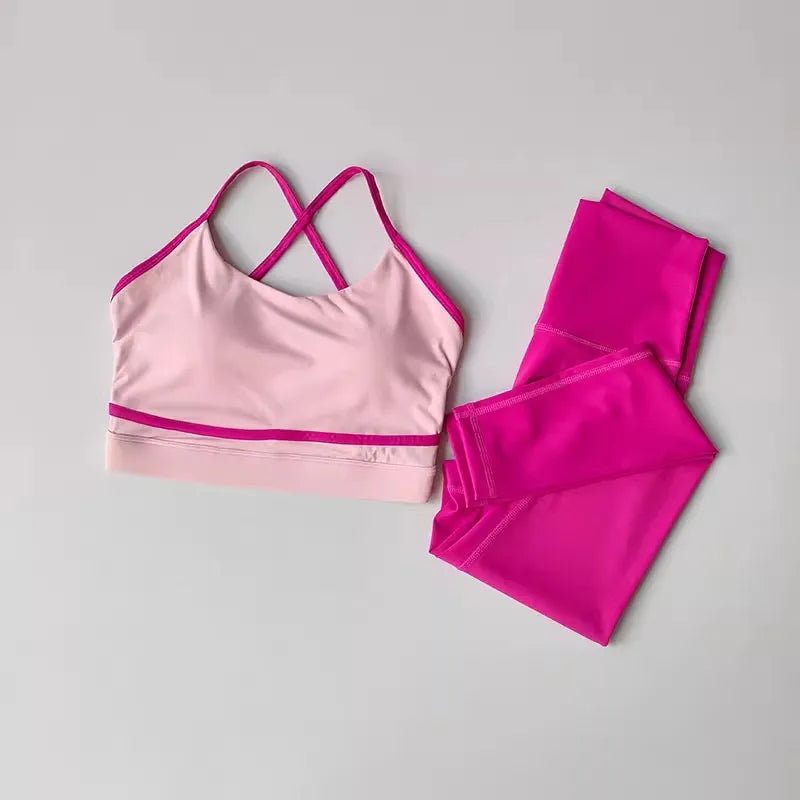 Women's 2 Piece High Waist Yoga Activewear Set