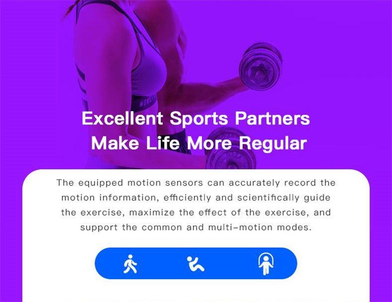 Waterproof Smartwatch Heart Rate Fitness Tracker Touchscreen