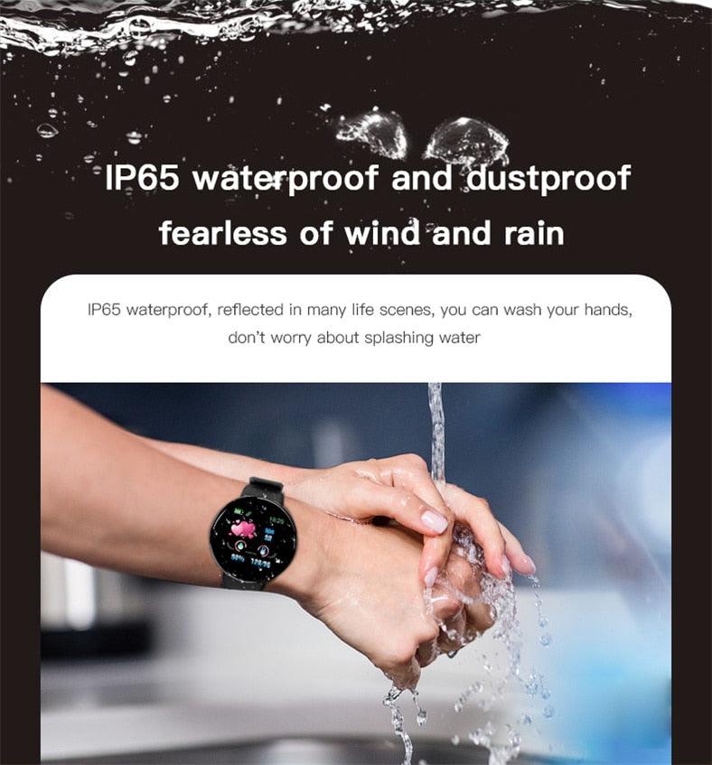Waterproof Smartwatch Heart Rate Fitness Tracker Touchscreen