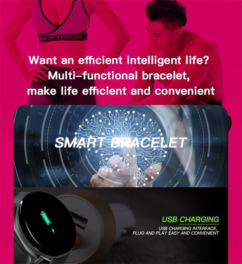 Waterproof Smartwatch Heart Rate Fitness Tracker Touchscreen