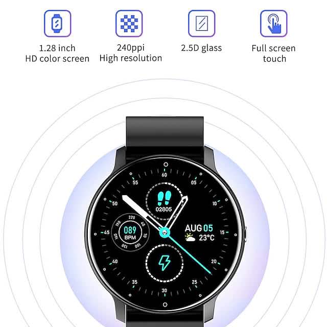 Smartwatch 1.28 Inch Fitness Running Watch