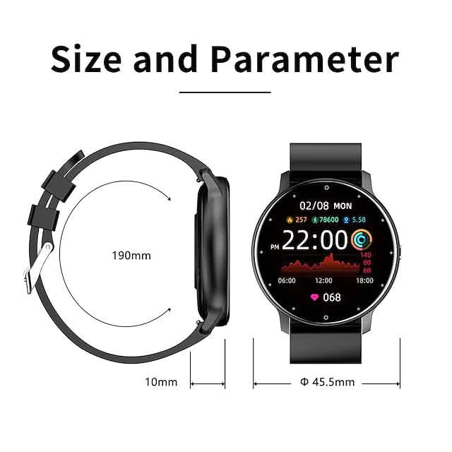 Smartwatch 1.28 Inch Fitness Running Watch