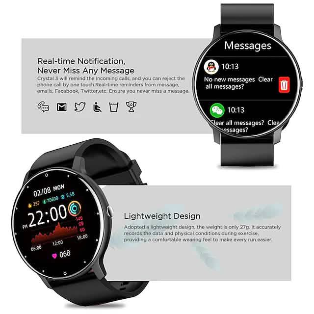 Smartwatch 1.28 Inch Fitness Running Watch